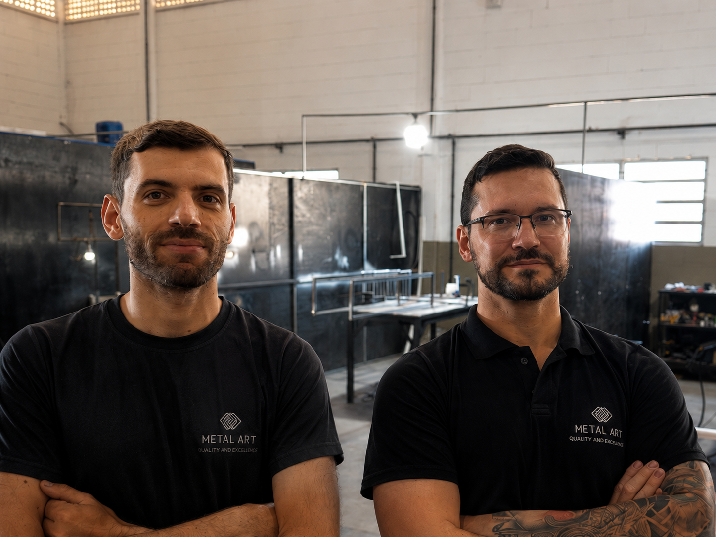 Equipe Metal Art Floripa - Especialistas em estruturas metálicas em Biguaçu SC